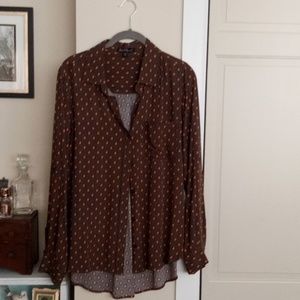 Brown Button Down Shirt